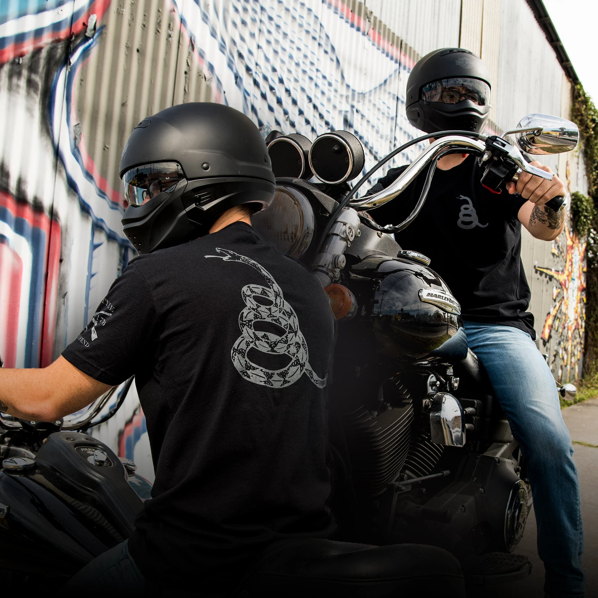 Don't Tread On Me Concealed Gadsden T-Shirt- Black 4 Don't Tread On Me Concealed Gadsden T-Shirt- Black - Image 2