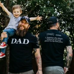 Dad Defined T-Shirt - Black 11 Dad Defined T-Shirt - Black -Grunt Style Sales Poster NO TEXT 2000X2000 FathersCollection Main
