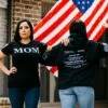 Women's Mom Defined T-Shirt - Black 1 Women's Mom Defined T-Shirt - Black -Grunt Style Sales Poster NO TEXT 2000X2000 MomDefined