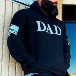Dad Defined Hoodie - Black -Grunt Style Sales WebReady 2000x2000 Touchup4 min