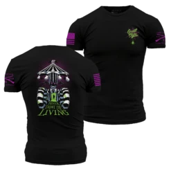 Front Page 33 Never Trust The Living T-Shirt - Black